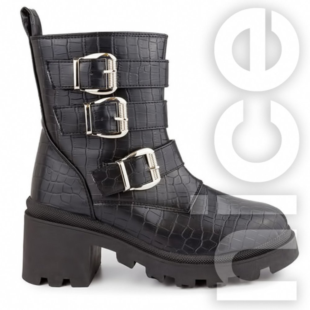 SUGAR FILO LUGGED MOTO BOOTS